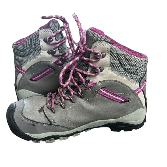 Keen Women’s Purple Gray Utility Aluminum Toe Waterproof Work Boots Shoes Sz 8.5 - Picture 6 of 10